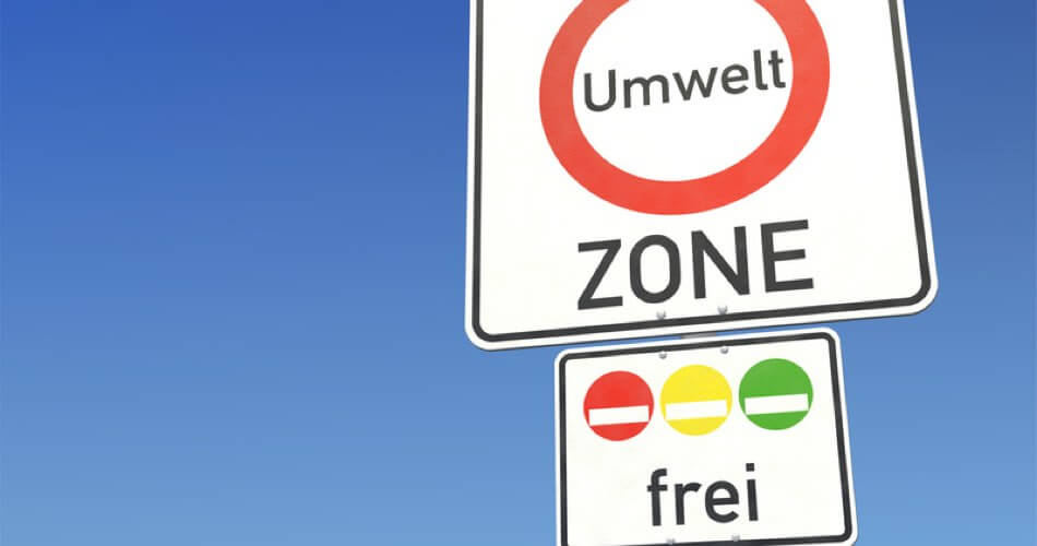 Umwelt Zone sign